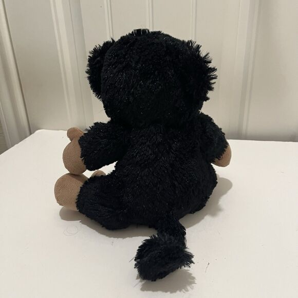 Anico International Monkey Plush Stuffed Animal Head Sideways Black Brown 9" - Picture 6 of 9